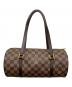 LOUIS VUITTON (ルイ ヴィトン) ダミエ パピヨン30 ハンドバッグ ブラウン：100000円