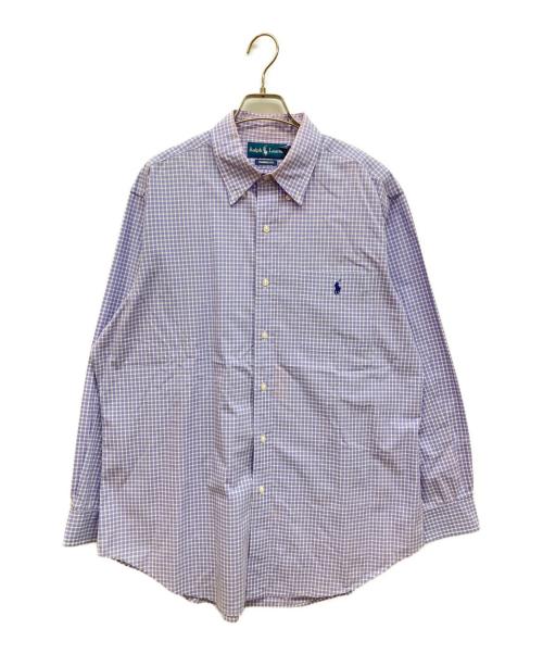 RALPH LAUREN（ラルフローレン）RALPH LAUREN (ラルフローレン) チェックシャツ パープル サイズ:16　1/2の古着・服飾アイテム