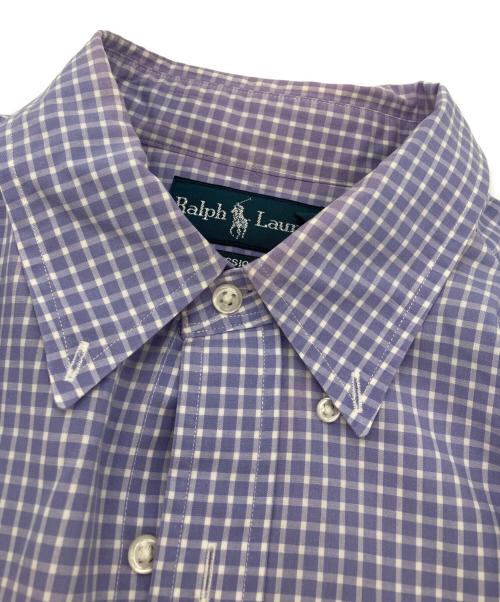 RALPH LAUREN（ラルフローレン）RALPH LAUREN (ラルフローレン) チェックシャツ パープル サイズ:16　1/2の古着・服飾アイテム