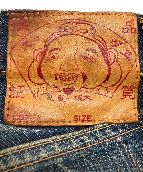 EVISU（エヴィス）EVISU (エヴィス) ボタンフライデニムパンツ インディゴ サイズ:88.5cm(W35)の古着・服飾アイテム
