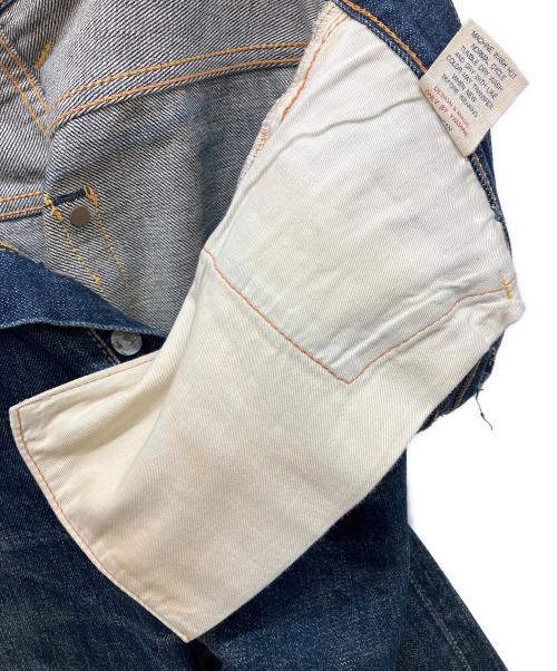 EVISU（エヴィス）EVISU (エヴィス) ボタンフライデニムパンツ インディゴ サイズ:88.5cm(W35)の古着・服飾アイテム
