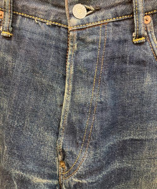 EVISU（エヴィス）EVISU (エヴィス) ボタンフライデニムパンツ インディゴ サイズ:88.5cm(W35)の古着・服飾アイテム