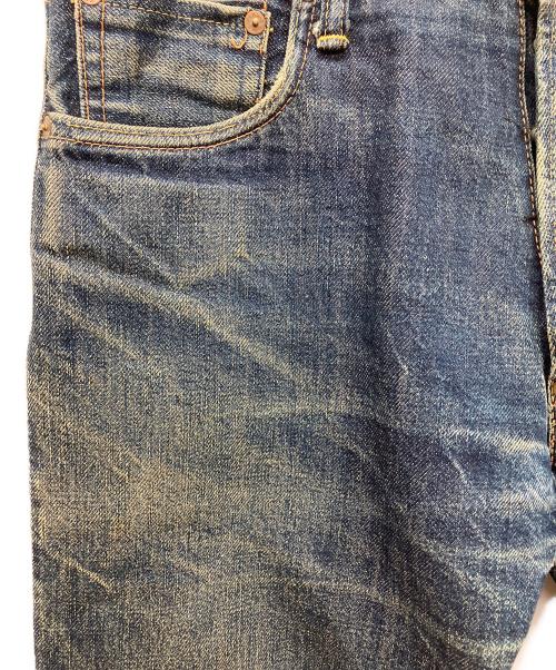EVISU（エヴィス）EVISU (エヴィス) ボタンフライデニムパンツ インディゴ サイズ:88.5cm(W35)の古着・服飾アイテム