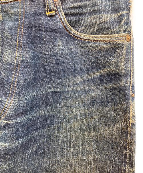 EVISU（エヴィス）EVISU (エヴィス) ボタンフライデニムパンツ インディゴ サイズ:88.5cm(W35)の古着・服飾アイテム