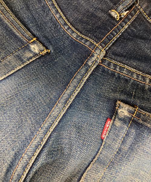 EVISU（エヴィス）EVISU (エヴィス) ボタンフライデニムパンツ インディゴ サイズ:88.5cm(W35)の古着・服飾アイテム