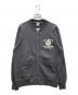 BUZZ RICKSON'S（バズリクソンズ）の古着「SET-IN ZIP SWEAT SHIRT “U.S. ARMY AIR FORCES”（セットイン ジップ スウェットシャツ USアーミー エアフォース）」｜ブラック