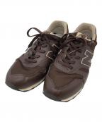 NEW BALANCEニューバランス）の古着「ローカットスニーカー」｜ブラウン