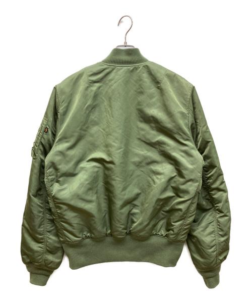 ALPHA（アルファ）ALPHA (アルファ) MA-1ジャケット グリーン サイズ:XLの古着・服飾アイテム