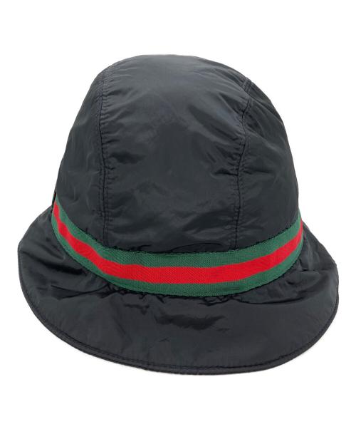 GUCCI（グッチ）GUCCI (グッチ) シェリーラインサファリハット ブラック サイズ:XLの古着・服飾アイテム