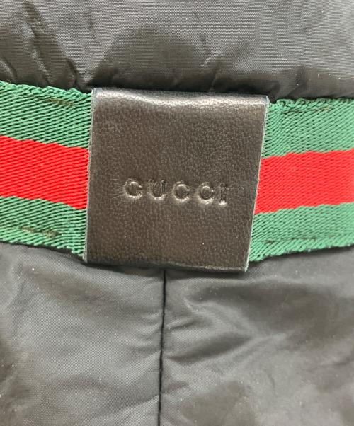 GUCCI（グッチ）GUCCI (グッチ) シェリーラインサファリハット ブラック サイズ:XLの古着・服飾アイテム
