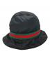 中古・古着 GUCCI (グッチ) シェリーラインサファリハット ブラック サイズ:XL：16000円