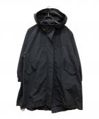 green label relaxingグリーンレーベルリラクシング）の古着「ナイロン フーデッド ブルゾン」｜ブラック