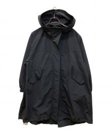 green label relaxing（グリーンレーベルリラクシング）の古着「ナイロン フーデッド ブルゾン」｜ブラック
