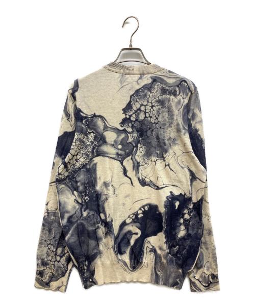 Vivienne Westwood man（ヴィヴィアン ウェストウッド マン）Vivienne Westwood man (ヴィヴィアン ウェストウッド マン) MARBLE KNIT　マーブルニット ホワイト サイズ:44の古着・服飾アイテム