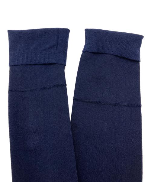 me ISSEY MIYAKE（ミーイッセイ ミヤケ）me ISSEY MIYAKE (ミーイッセイ ミヤケ) ハイネックストレッチカットソー ネイビー サイズ:FREEの古着・服飾アイテム