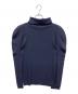 me ISSEY MIYAKE（ミーイッセイ ミヤケ）の古着「ハイネックストレッチカットソー」｜ネイビー