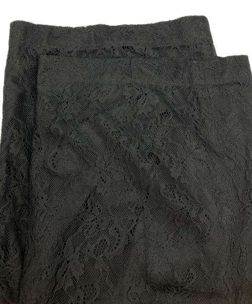 un/unbient（アン/アンビエント）un/unbient (アン/アンビエント) レースパンツ ブラック サイズ:2の古着・服飾アイテム