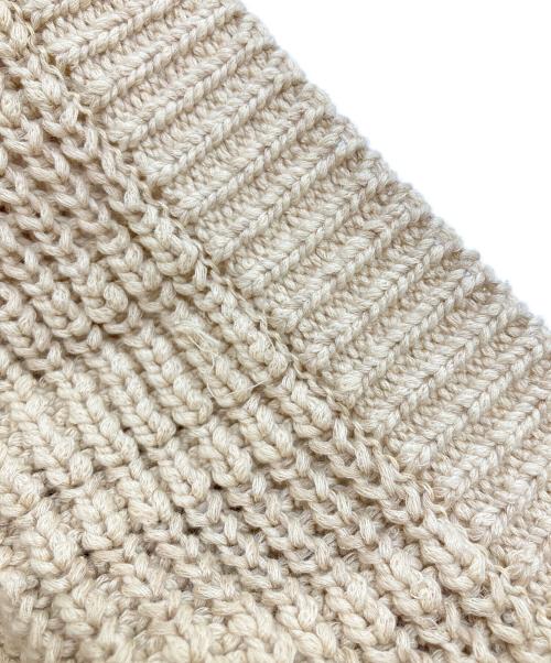YOKE（ヨーク）YOKE (ヨーク) 5G OVERSIZED V-NECK KNIT（ 5ゲージ オーバーサイズ Vネック ニット ベスト） ブラウン サイズ:Mの古着・服飾アイテム