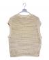 YOKE (ヨーク) 5G OVERSIZED V-NECK KNIT（ 5ゲージ オーバーサイズ Vネック ニット ベスト） ブラウン サイズ:M：5000円
