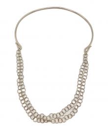 8UEDE（スウェード）の古着「OVER NECK RING（オーバーネックリング）」｜シルバー
