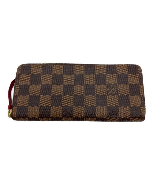 LOUIS VUITTON（ルイ ヴィトン）LOUIS VUITTON (ルイ ヴィトン) ダミエ ポルトフォイユクレマンス　長財布 ブラウンの古着・服飾アイテム