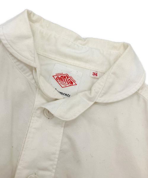 DANTON（ダントン）DANTON (ダントン) OXFORD半袖シャツ ホワイト サイズ:34の古着・服飾アイテム