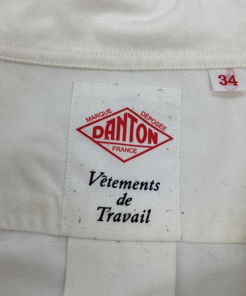 DANTON（ダントン）DANTON (ダントン) OXFORD半袖シャツ ホワイト サイズ:34の古着・服飾アイテム