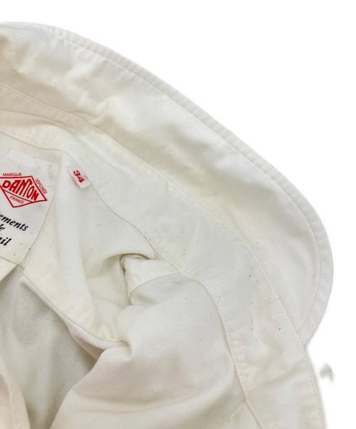 DANTON（ダントン）DANTON (ダントン) OXFORD半袖シャツ ホワイト サイズ:34の古着・服飾アイテム