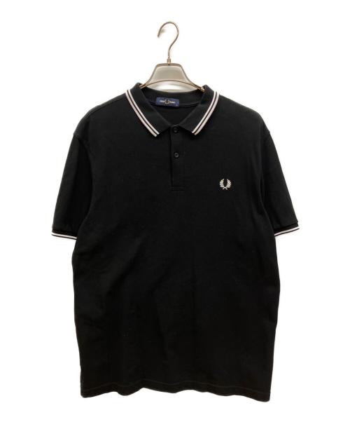 FRED PERRY（フレッドペリー）FRED PERRY (フレッドペリー) ポロシャツ ブラック サイズ:XLの古着・服飾アイテム