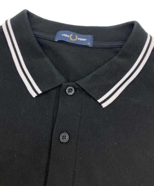 FRED PERRY（フレッドペリー）FRED PERRY (フレッドペリー) ポロシャツ ブラック サイズ:XLの古着・服飾アイテム