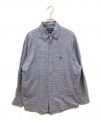RALPH LAURENラルフローレン）の古着「チェックシャツ」｜ブルー×ホワイト