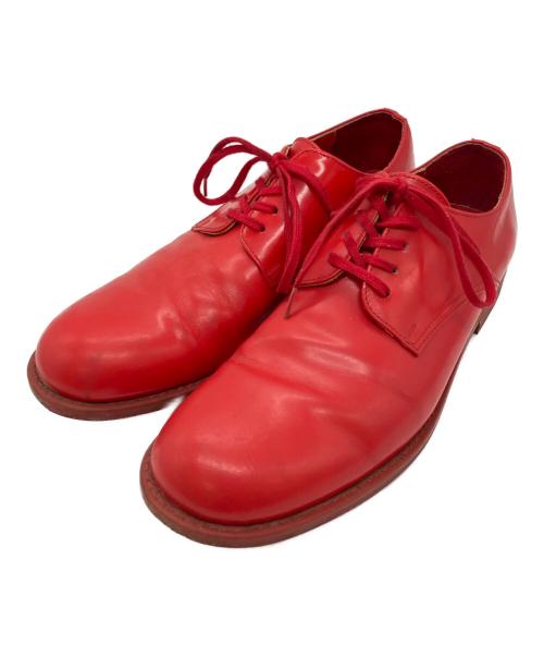JUNYA WATANABE COMME des GARCONS（(ジュンヤワタナベ コムデギャルソン）JUNYA WATANABE COMME des GARCONS ((ジュンヤワタナベ コムデギャルソン) プレーントゥシューズ レッド サイズ:Ｓの古着・服飾アイテム