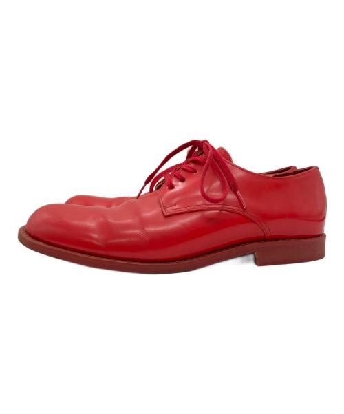 JUNYA WATANABE COMME des GARCONS（(ジュンヤワタナベ コムデギャルソン）JUNYA WATANABE COMME des GARCONS ((ジュンヤワタナベ コムデギャルソン) プレーントゥシューズ レッド サイズ:Ｓの古着・服飾アイテム