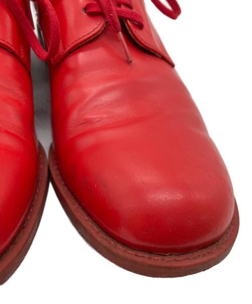 JUNYA WATANABE COMME des GARCONS（(ジュンヤワタナベ コムデギャルソン）JUNYA WATANABE COMME des GARCONS ((ジュンヤワタナベ コムデギャルソン) プレーントゥシューズ レッド サイズ:Ｓの古着・服飾アイテム