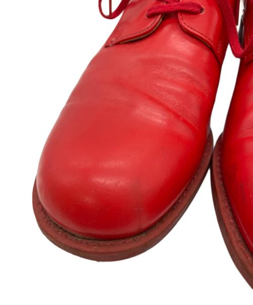 JUNYA WATANABE COMME des GARCONS（(ジュンヤワタナベ コムデギャルソン）JUNYA WATANABE COMME des GARCONS ((ジュンヤワタナベ コムデギャルソン) プレーントゥシューズ レッド サイズ:Ｓの古着・服飾アイテム