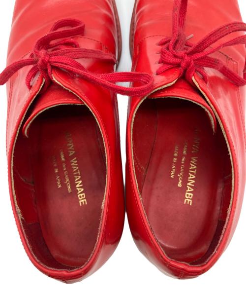 JUNYA WATANABE COMME des GARCONS（(ジュンヤワタナベ コムデギャルソン）JUNYA WATANABE COMME des GARCONS ((ジュンヤワタナベ コムデギャルソン) プレーントゥシューズ レッド サイズ:Ｓの古着・服飾アイテム