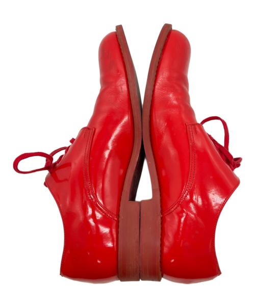 JUNYA WATANABE COMME des GARCONS（(ジュンヤワタナベ コムデギャルソン）JUNYA WATANABE COMME des GARCONS ((ジュンヤワタナベ コムデギャルソン) プレーントゥシューズ レッド サイズ:Ｓの古着・服飾アイテム