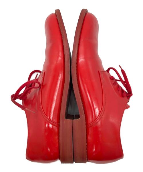 JUNYA WATANABE COMME des GARCONS（(ジュンヤワタナベ コムデギャルソン）JUNYA WATANABE COMME des GARCONS ((ジュンヤワタナベ コムデギャルソン) プレーントゥシューズ レッド サイズ:Ｓの古着・服飾アイテム