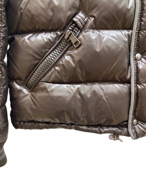 MONCLER（モンクレール）MONCLER (モンクレール) BORROME　ボローメダウンジャケット ブラウン サイズ:2の古着・服飾アイテム