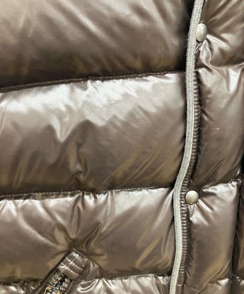 MONCLER（モンクレール）MONCLER (モンクレール) BORROME　ボローメダウンジャケット ブラウン サイズ:2の古着・服飾アイテム