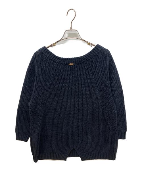 MUSE de Deuxieme Classe（ミューズ ドゥーズィエム クラス）MUSE de Deuxieme Classe (ミューズ ドゥーズィエム クラス) Lily Linen アゼ プルオーバー ネイビー サイズ:FREEの古着・服飾アイテム