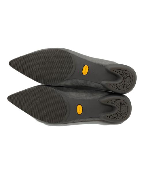 SHISEI（シセイ）SHISEI (シセイ) MM POINTED SUEDE PUMPS グレー サイズ:37の古着・服飾アイテム