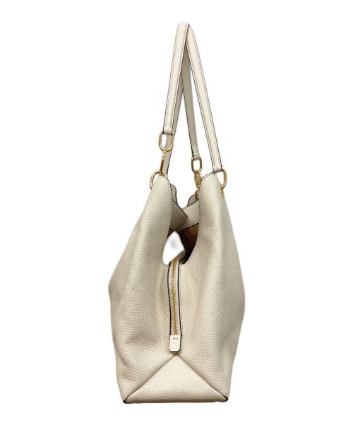 MICHAEL KORS（マイケルコース）MICHAEL KORS (マイケルコース) クリスティナ シボレザー ショルダー ホワイトの古着・服飾アイテム