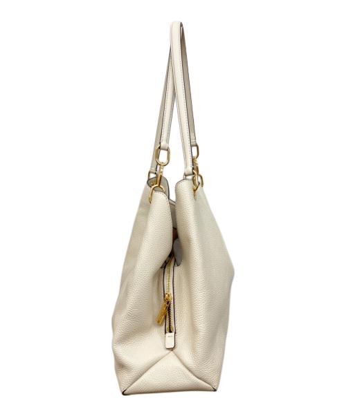 MICHAEL KORS（マイケルコース）MICHAEL KORS (マイケルコース) クリスティナ シボレザー ショルダー ホワイトの古着・服飾アイテム