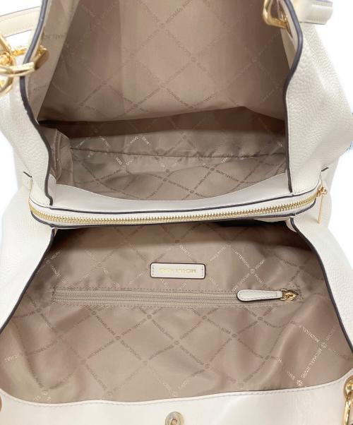 MICHAEL KORS（マイケルコース）MICHAEL KORS (マイケルコース) クリスティナ シボレザー ショルダー ホワイトの古着・服飾アイテム
