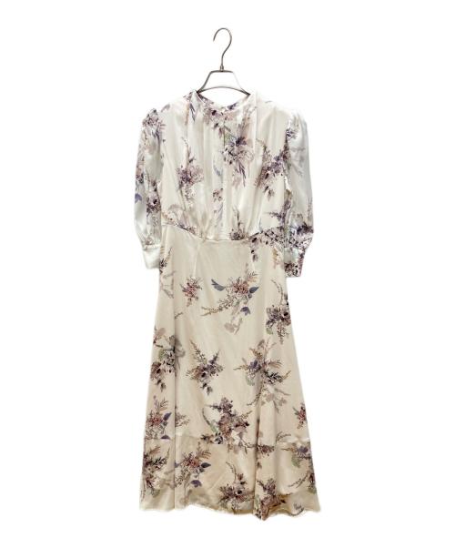 HER LIP TO（ハーリップトゥ）Her lip to (ハーリップトゥ) French Bouquet Puff Sleeve Dress ホワイト サイズ:Mの古着・服飾アイテム