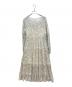 Her lip to (ハーリップトゥ) Monotone Floral Pleated Dress アイボリー サイズ:M：5000円