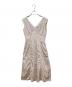 Her lip to（ハーリップトゥ）の古着「Lace Trimmed Floral Dress」｜ピンク