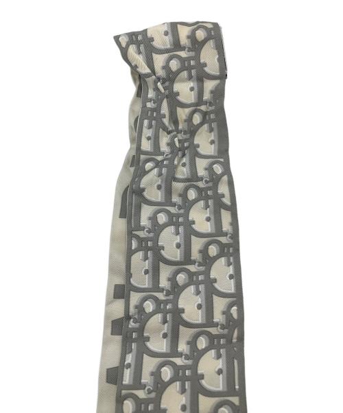 Dior（ディオール）DIOR (ディオール) ミッツァシルクスカーフ グレーの古着・服飾アイテム