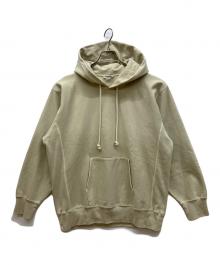 AURALEE（オーラリー）の古着「SUPER MILLED SWEAT P/O PARKA　スウェットパーカー」｜ベージュ
